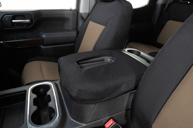 Covercraft 24-25 Ford F250-F550 Endura PrecisionFit Custom Front Row Seat Covers- Tan/Black