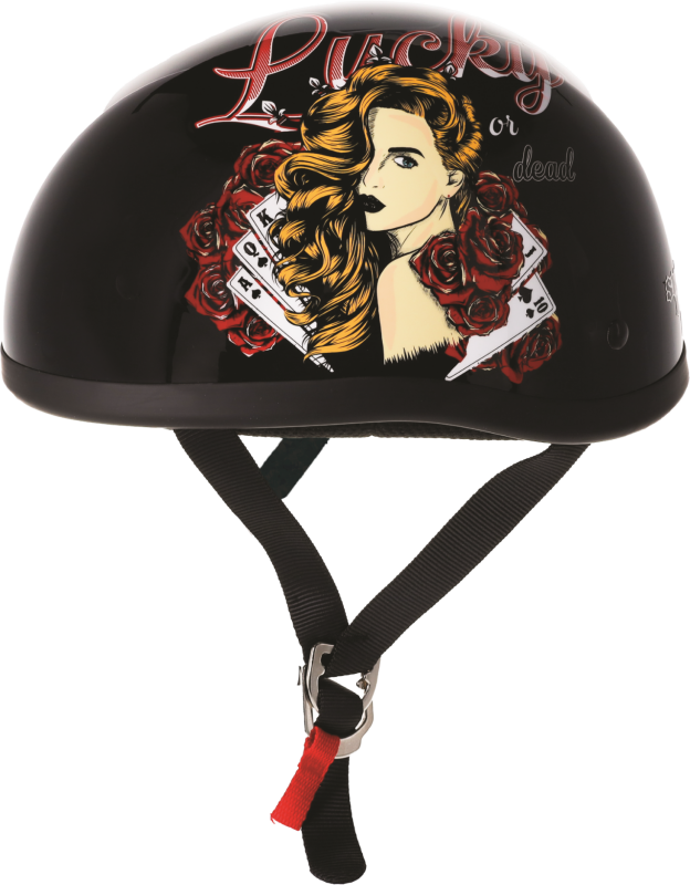 Bikers Choice Skid Lids Lucky Lady Original Helmet - Large (649521)