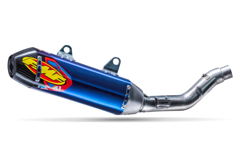 FMF Racing 2025 Honda CRF250R/RX FACTORY 4.1 Anodized Titanium RCT Slip-On Muffler W/R Carbon Cap