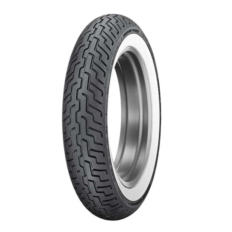 Dunlop D402 Front Tire - MT90B16 M/C 72H TL - Wide Whitewall