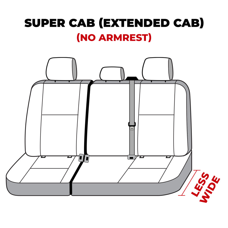 Covercraft 19-24 Ford F-150 Carhartt SeatSaver Custom Second Row Seat Covers - Gravel