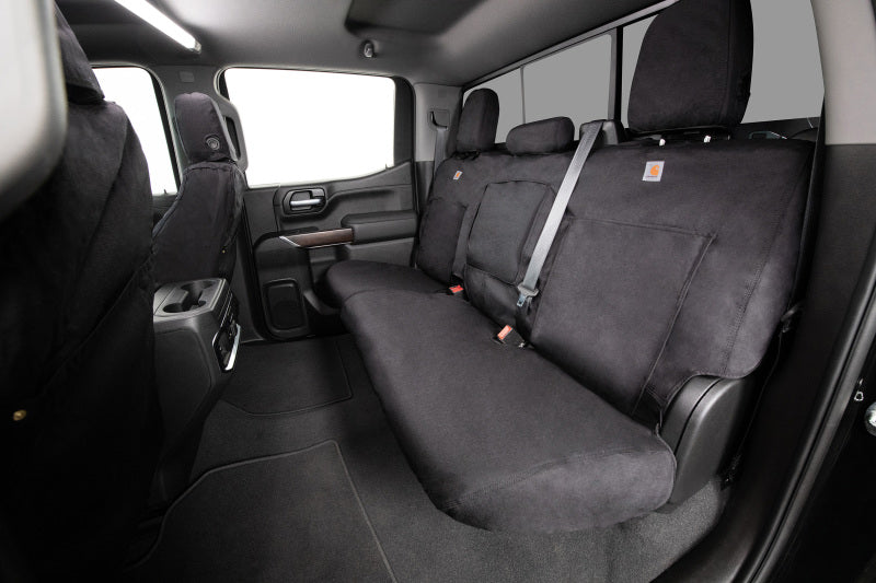 Covercraft 16-23 Toyota Tacoma Carhartt Super Dux SeatSaver Custom Second Row Seat Covers - Black