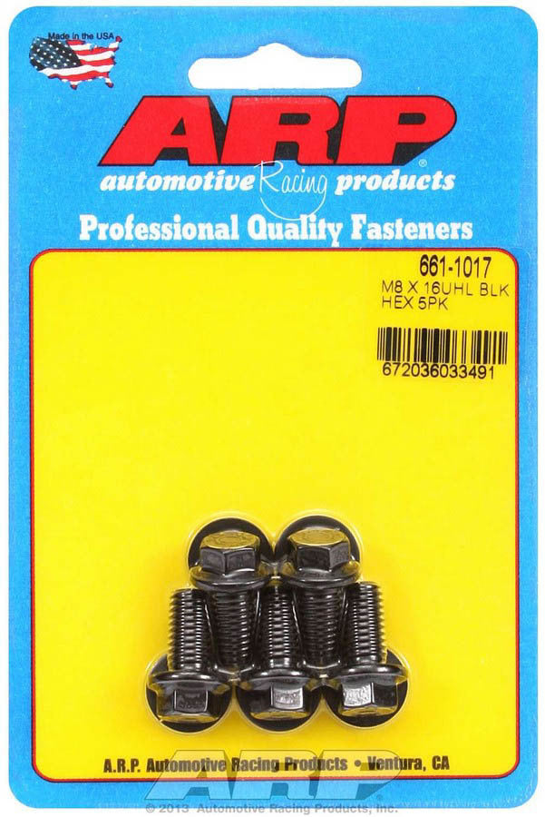 Kit de pernos para productos de carreras de autos: 6 piezas (5) de 8 mm x 1,25 x 16 mm