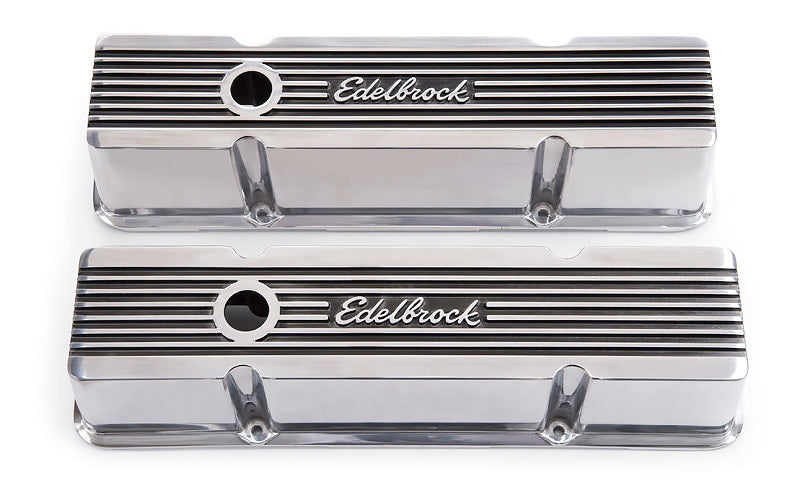 Edelbrock Valve Cover Kit Elite II Series SBC Tall
