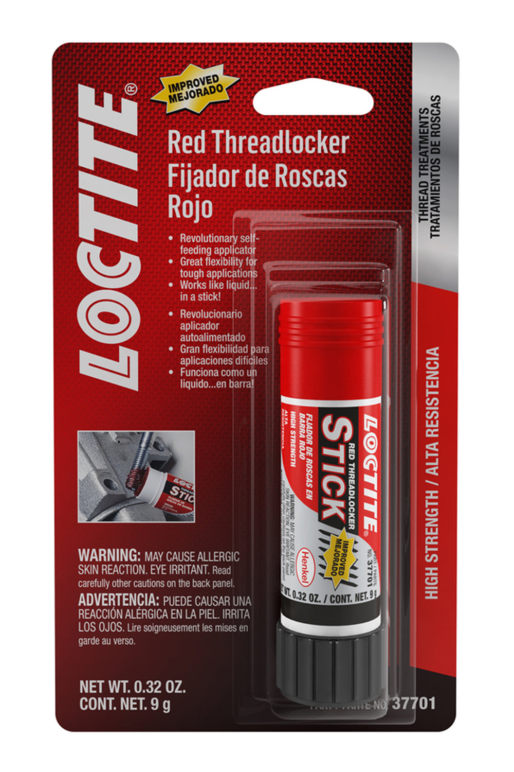 Loctite Threadlocker Red Stick 9g/.30oz