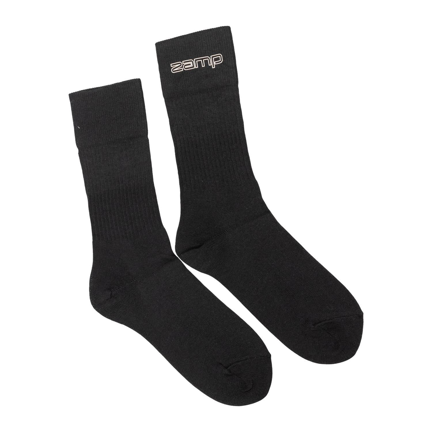 Zamp Racing SFI 3.3 Fire Retardant Socks Black Small — Fits All Racing Drivers