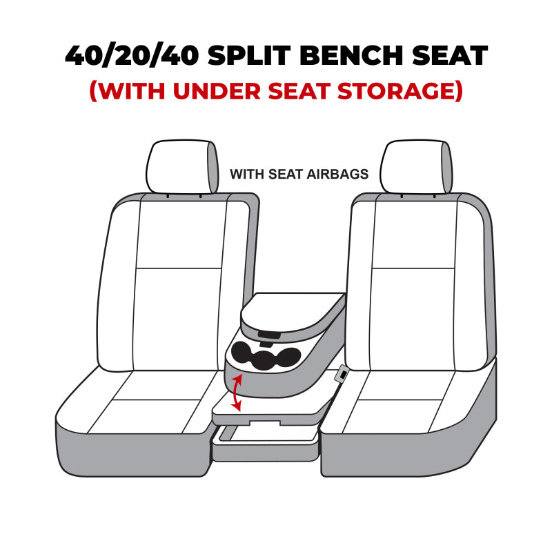 Covercraft 13-16 Dodge Ram Carhartt SeatSaver Custom Front Row Seat Covers - Gravel