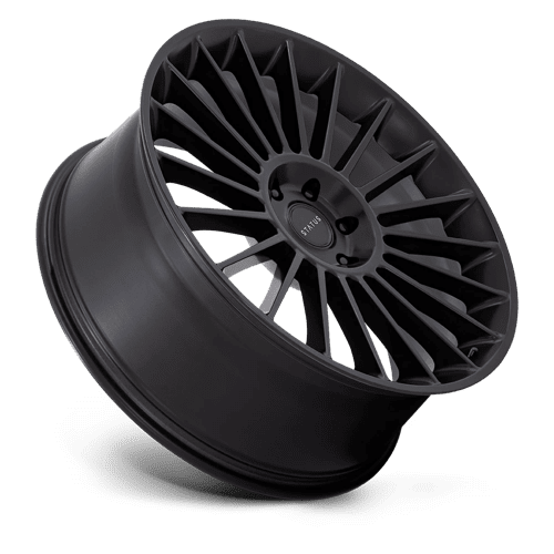 Ruedas de estado ST003 22X9.5 6X5.5 M-BLK 25MM