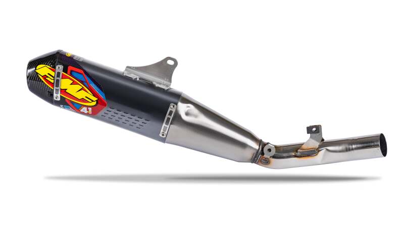 FMF Racing 2025 Honda CRF250R/RX FACTORY 4.1 S/S RCT Slip-On Muffler W/R Carbon Cap