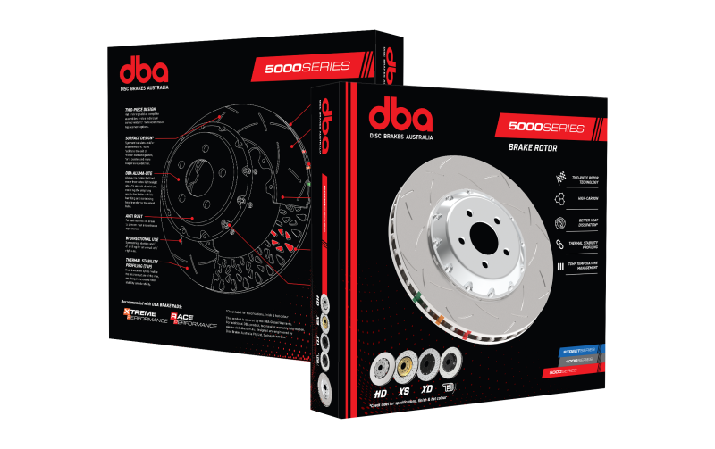 DBA 09-14 Cadillac CTS-V / 12-14 Chevy Camaro ZL1 - T3 5000 Series Slotted Left Front Rotor