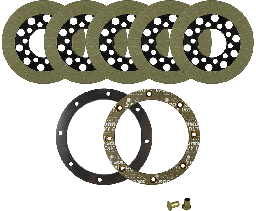 ALTO Clutch Packs Friction Kevlar BIG Twin 67-83 w/Backing Plate (095752KM)