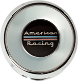 American Racing AR CAP 4.25'' CHROME PUSH THRU