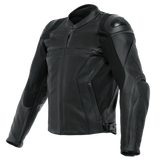 Dainese Racing 4 Leather Jacket Perforated Black/Black/Black Size - 56