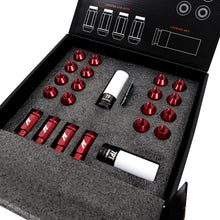 Cargar imagen en el visor de la galería, Mishimoto Aluminum Locking Lug Nuts M12x1.5 20pc Set Red