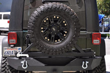 Cargar imagen en el visor de la galería, DV8 Offroad 07-18 Jeep Wrangler JK Rear Bumper w/ Tire Carrier &amp; Tapered Bearing