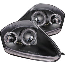 Cargar imagen en el visor de la galería, Faros delanteros con proyector ANZO 2000-2005 Mitsubishi Eclipse con Halo negro