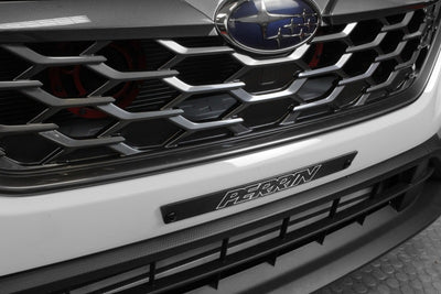 Perrin Black License Plate Delete — Fits 2022 Subaru WRX
