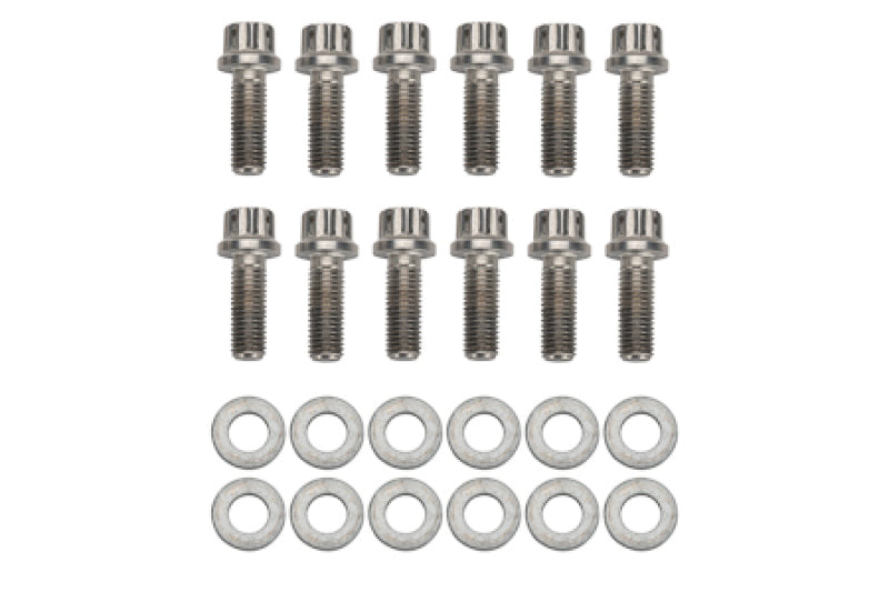 Wilwood 12 Point Rotor Bolt Kit - 1/4-28 x .75" Stainless Steel — Brake Hardware