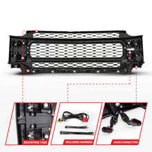 Cargar imagen en el visor de la galería, Anzo 21-23 Ford F150 Black Housing Full LED Light Tube Front Grille