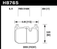 Cargar imagen en el visor de la galería, Hawk 15-17 BMW M4 DTC-30 Front Race Pads