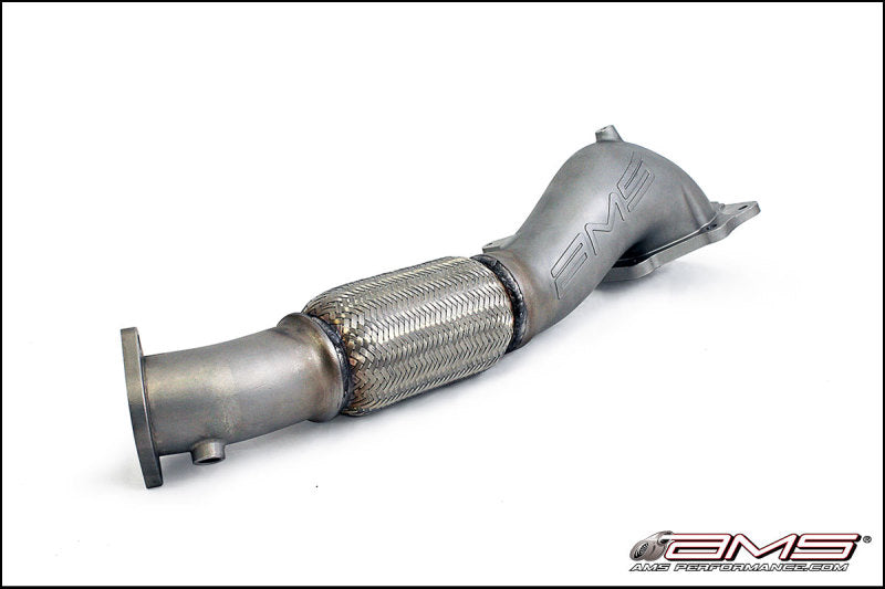 Tubo de bajada de boca ancha con tubo de salida del turbo para Mitsubishi EVO X 08-15 de AMS Performance