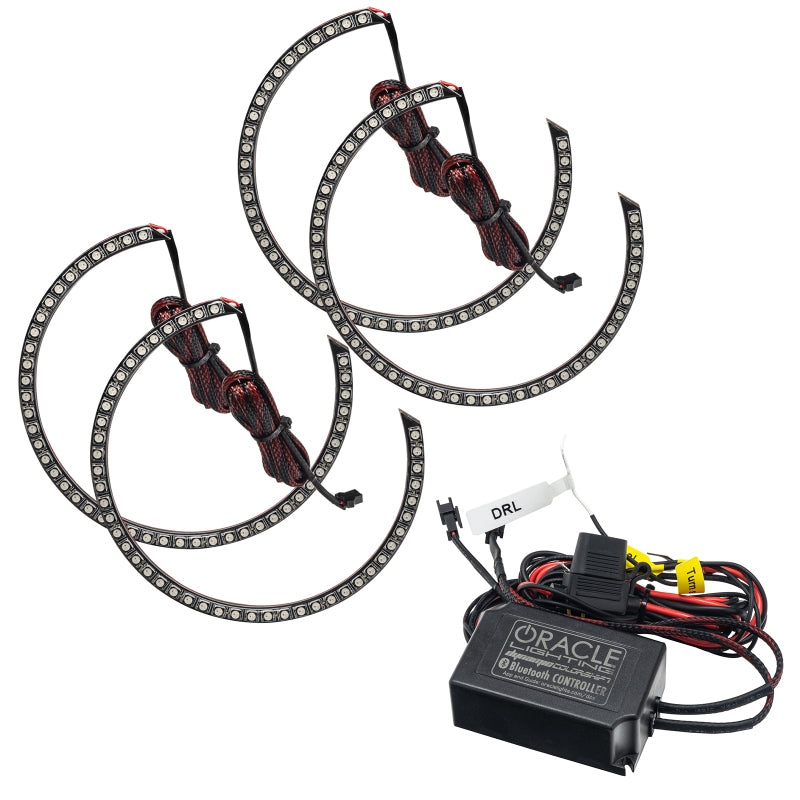 Kit de faros delanteros de montaje en superficie dinámicos para Dodge Challenger Oracle 15-21 - - Dinámico VER GARANTÍA