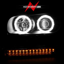 Cargar imagen en el visor de la galería, ANZO 2002-2009 Chevrolet Trailblazer Projector Headlights w/ Halo Black