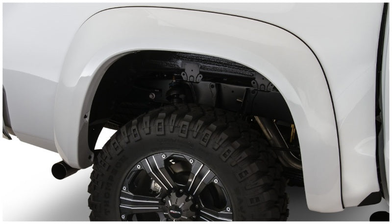 Guardabarros estilo Bushwacker para Toyota Tundra Fleetside 07-13, 4 piezas, color negro