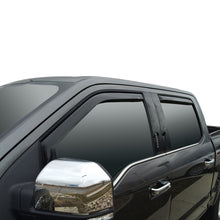 Cargar imagen en el visor de la galería, Westin 2015-2018 Ford F-150 SuperCrew Wade In-Channel Wind Deflector 4pc - Smoke