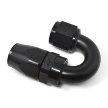 Load image into Gallery viewer, Russell Performance -8 AN Black 180 Degree Full Flow Swivel Hose End