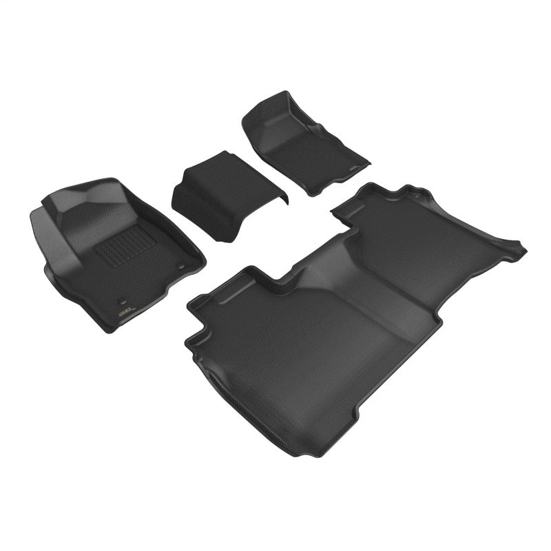 3D MAXpider 19-26 GMC Sierra 1500 Double Cab Kagu Black Full Set