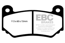 Cargar imagen en el visor de la galería, EBC 08-11 Lotus Exige 1.8 Supercharged (240) Greenstuff Front Brake Pads