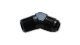 45 Degree Adapter Fitting; Size: -6AN x 1/8