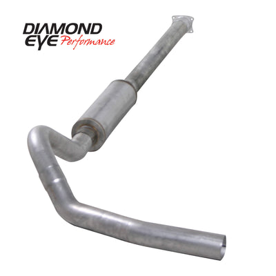 Diamond Eye 4in Aluminized Cat-Back Exhaust System — 01-05 Chevy/GMC 6.6L