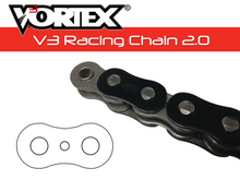 Load image into Gallery viewer, Vortex Racing V3 2.0 Chain 520RX3-118- Black