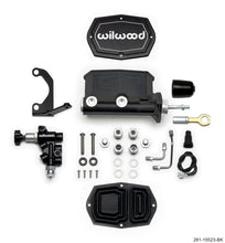 Cargar imagen en el visor de la galería, Wilwood Compact Tandem M/C - 15/16in Bore w/Bracket and Valve fits Mustang (Pushrod) - Black