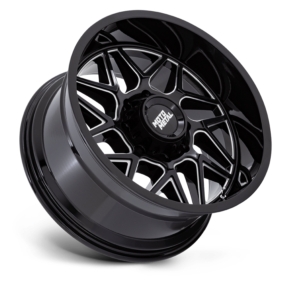 Moto Metal MO812 20X10 8X180 G-BLK MILL -18MM