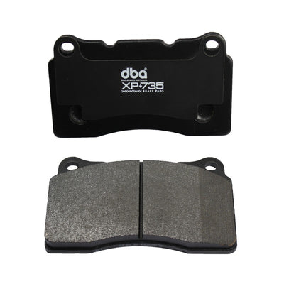 DBA XP+735 Front Brake Pads — Fits 2008-2016 Toyota Tundra, Sequoia, Land Cruiser