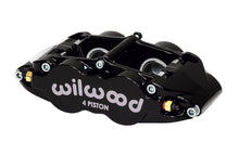 Cargar imagen en el visor de la galería, Wilwood Caliper-Narrow Superlite 4R - Black 1.75/1.75in Pistons 1.10in Disc