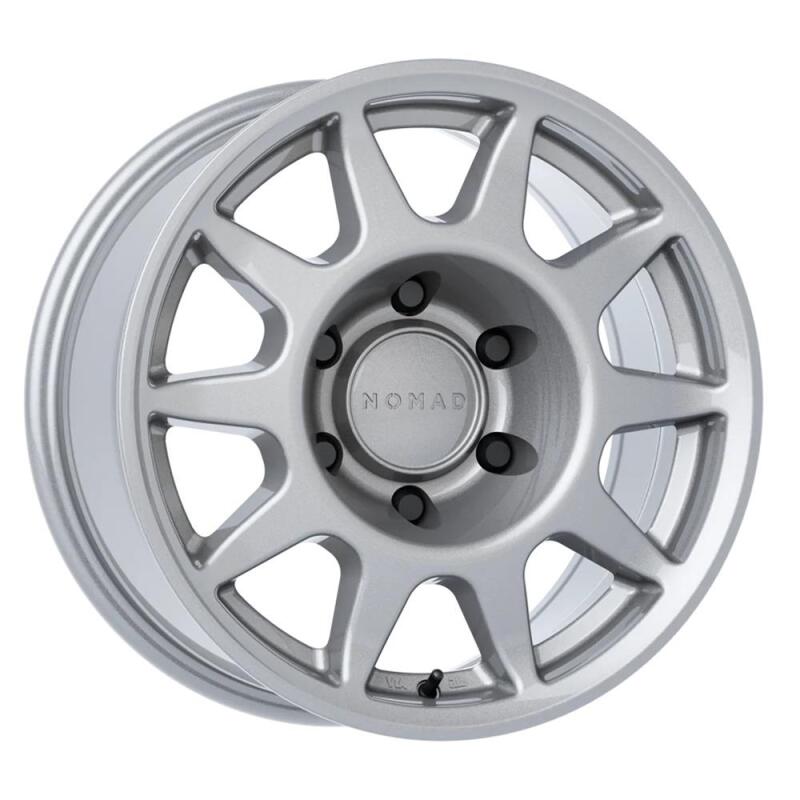 Nomad N505OE Touring 17x8.5in / 6X139.7 BP / 0mm Offset / 106.1mm Bore - OE Silver