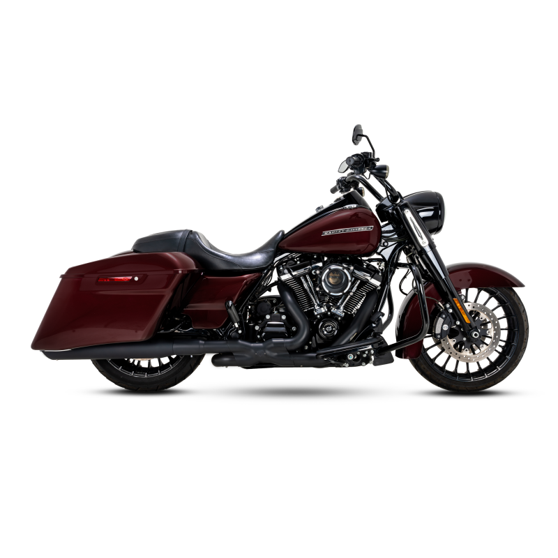 Vance & Hines 17-24 Harley Davidson Trike Road Glide 3 FreeWheeler FLRT Twin Slash Slip-ons - Black