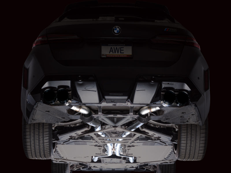 AWE BMW G90/G99 M5 Track Edition Catback Exhaust - Diamond Black Tips