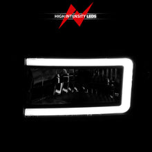 Cargar imagen en el visor de la galería, ANZO 94-02 Dodge RAM Crystal Headlight - w/ Light Bar Black Housing