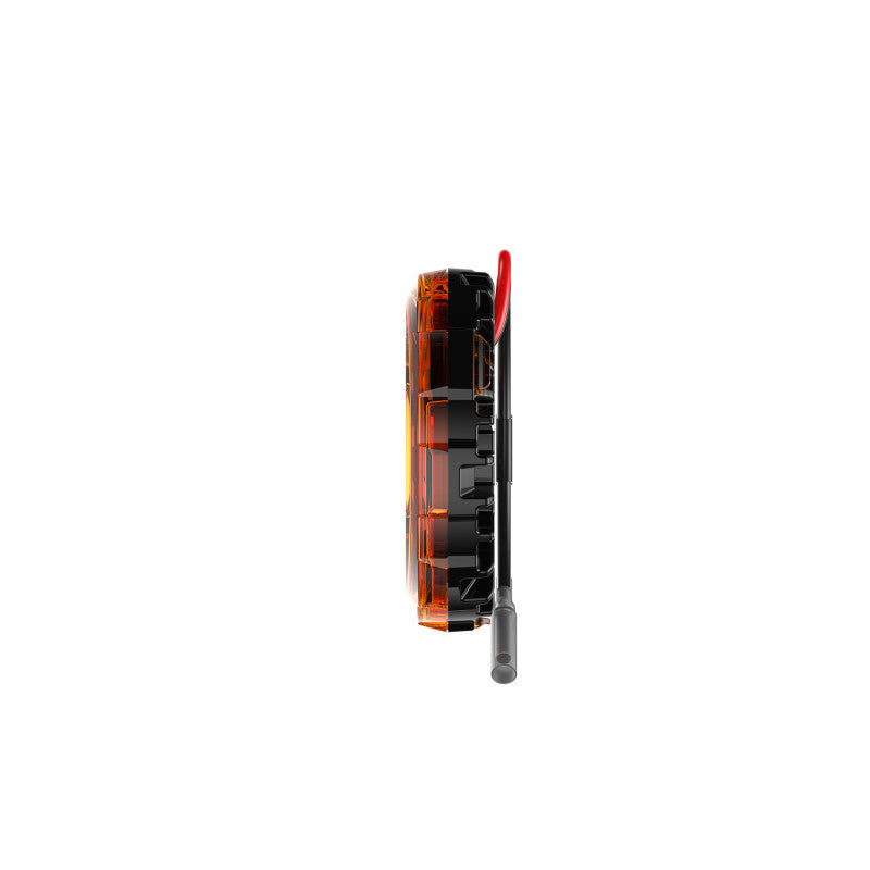 KC HiLiTES Cyclone V2 2.2in. LED Accessory Light 5W Flood Beam — Amber Lens (Single)