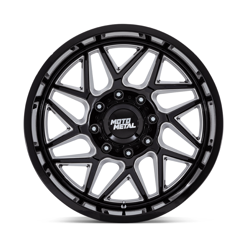 Moto Metal MO812 20x9 Gloss Black Milled Wheel — Fits 6x5.5 Trucks