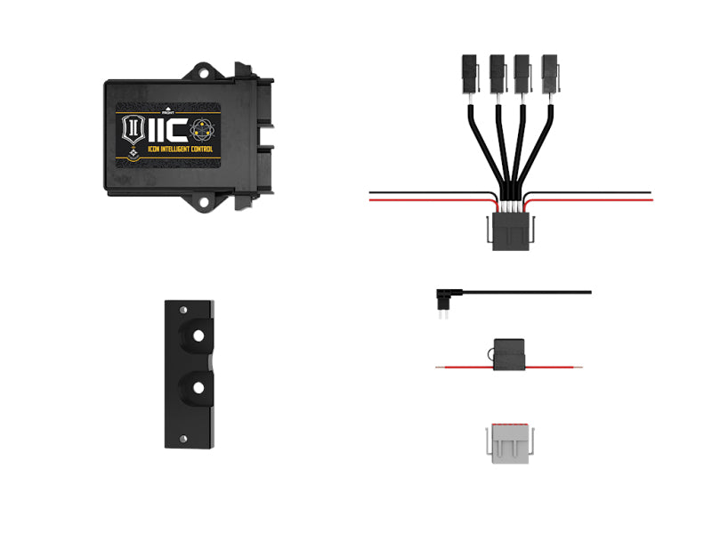 Kit de instalación ICON 22-23 Ford F150 Lightning IIC