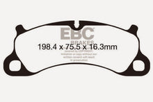 Cargar imagen en el visor de la galería, EBC 12-15 Porsche 911 (991) (Cast Iron Rotor only) 3.8 Carrera S Redstuff Front Brake Pads