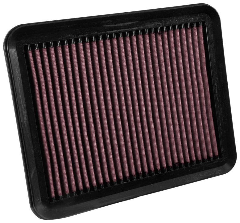 K&N 33-3062 High-Flow Drop-In Air Filter — Fits 2015-2017 Toyota Land Cruiser 2.8L L4