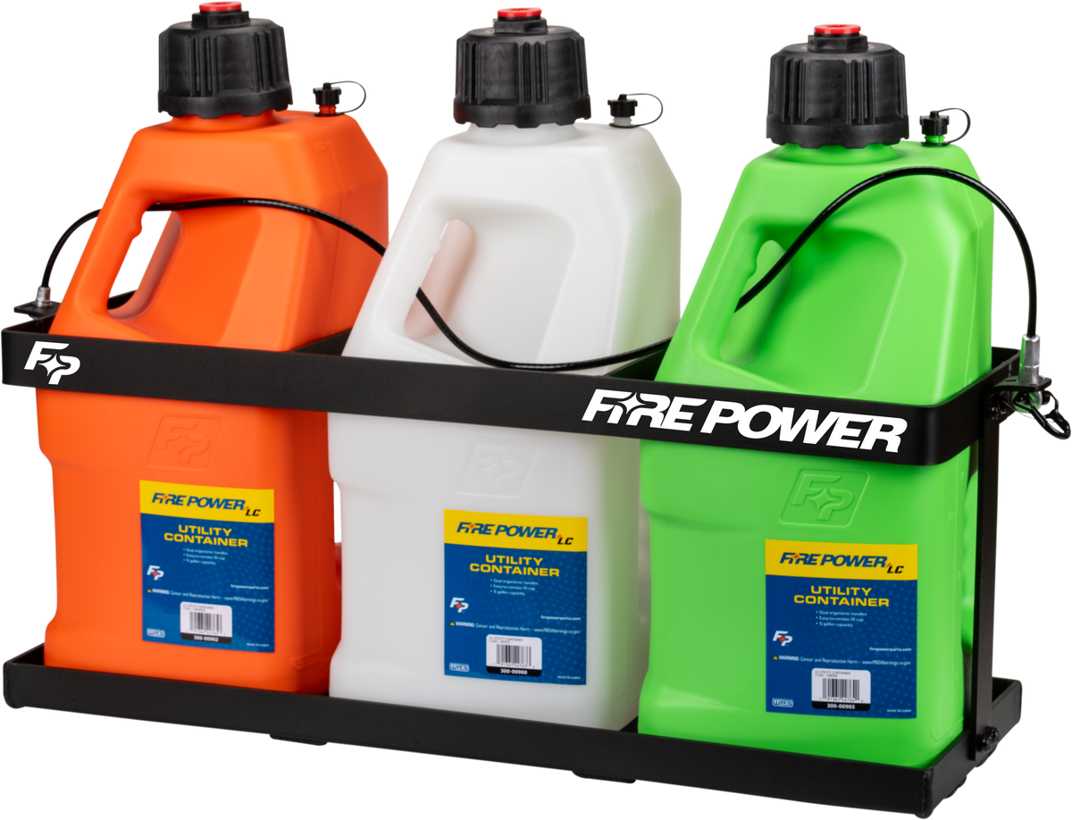 Fire Power LC 5 Gallon Utility 3 JUG Rack (300-10293)