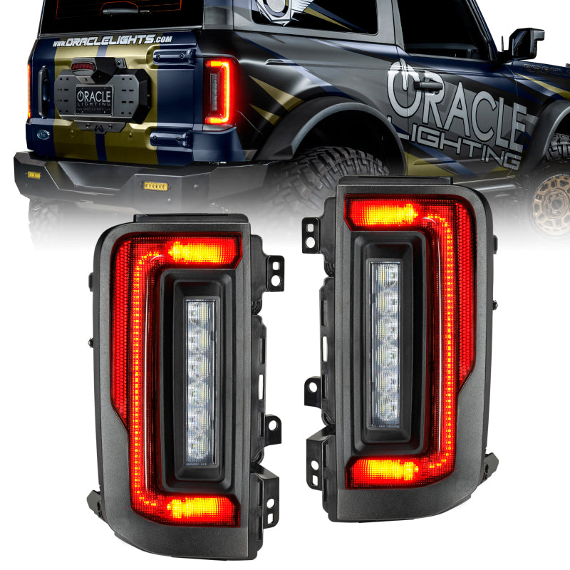 Luces traseras LED estilo empotrado Oracle 21-23 Ford Bronco - Tintadas VER GARANTÍA